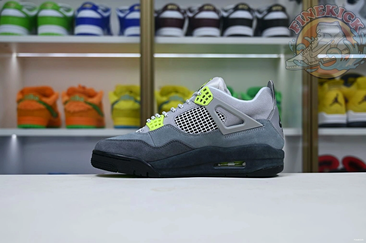 Jordan Jordan se'95neon 4 retro Air 0828